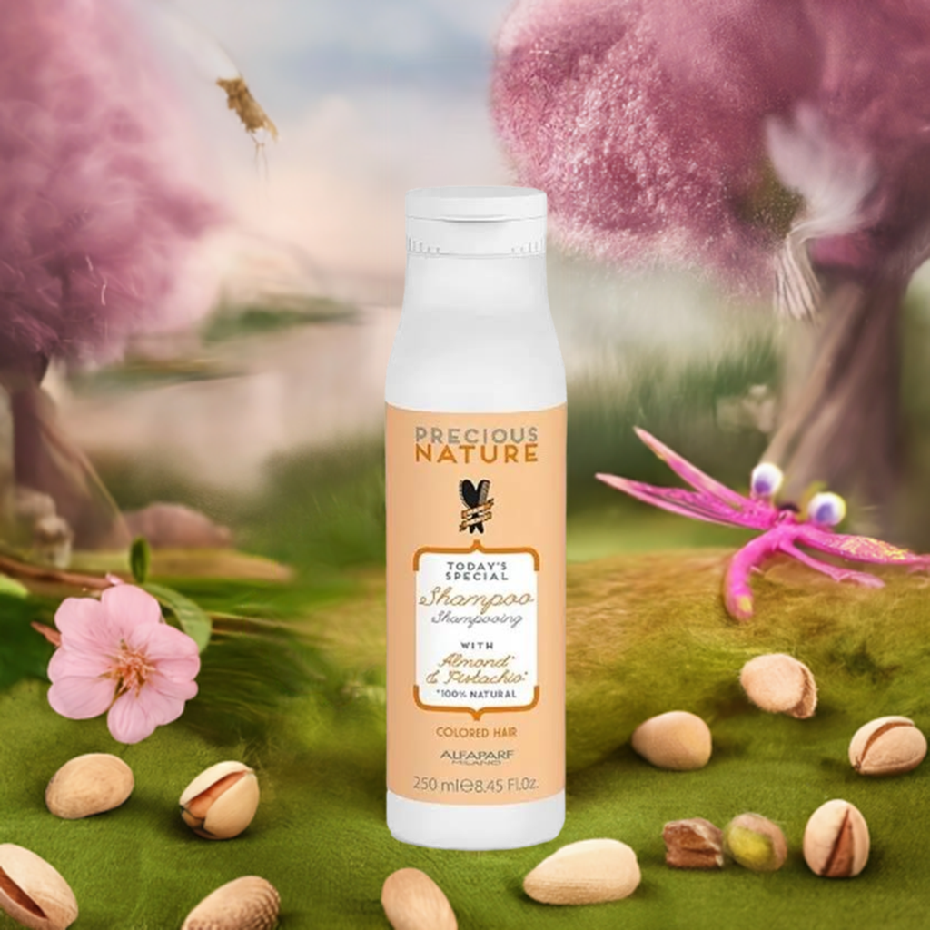 Šampon bez sulfátů ALFAPARF Milano Precious Nature Colored Mandle a pistácie 250 ml