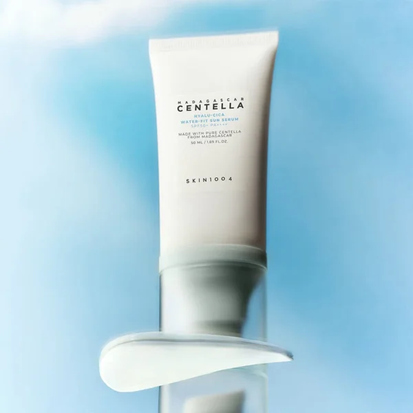 Crème solaire visage SPF 50 à la texture sorbet, protection UVA/UVB, non grasse et résistante à l’eau